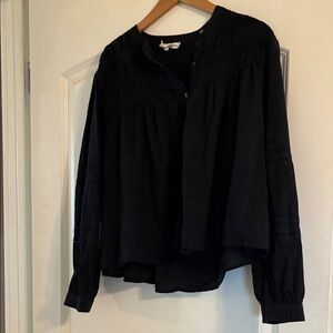 XiRENA Black Blouse -M